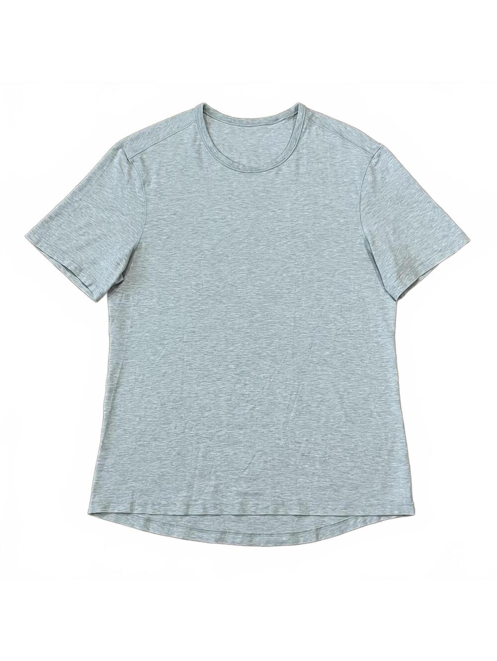Lululemon Mens 5 Year Basic T Shirt Heathered Island Mist Size Medium